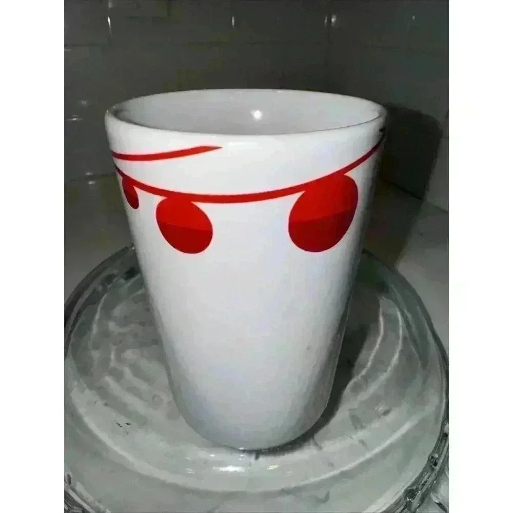 Starbucks Christmas Mug Coffee Cup Red Dot Holiday Ornament 10 Oz 2012 White